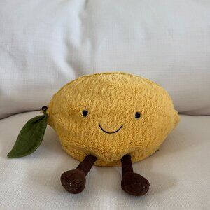 Retired Jellycat Amuseables Lemon Medium Plush Toy